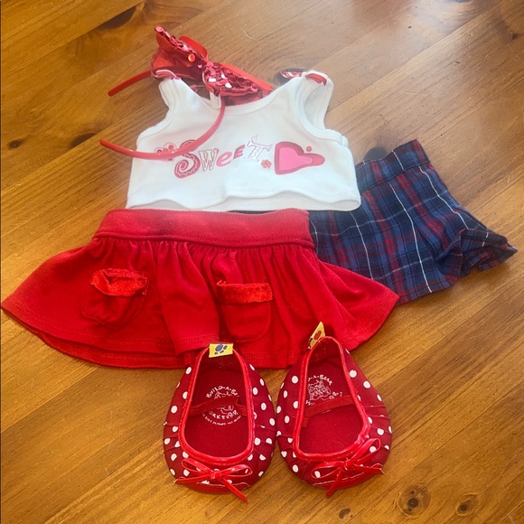 Build A Bear Sweet Heart outfit with Shoes - Picture 1 of 5